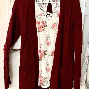 Floral Quarter Sleeve Blouse